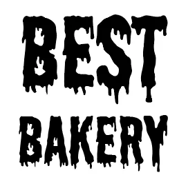 Best Bakery presentation slide with decorative script font