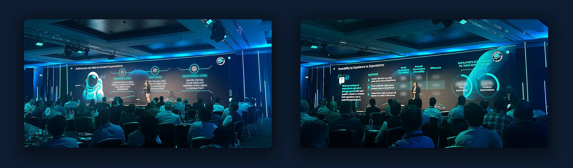 Presentaciones en el escenario