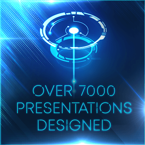 Over 7000 presentations designed
